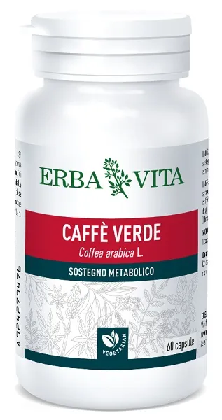 

Метаболическая добавка Erba Vita с зеленым кофе, 60 капсул
