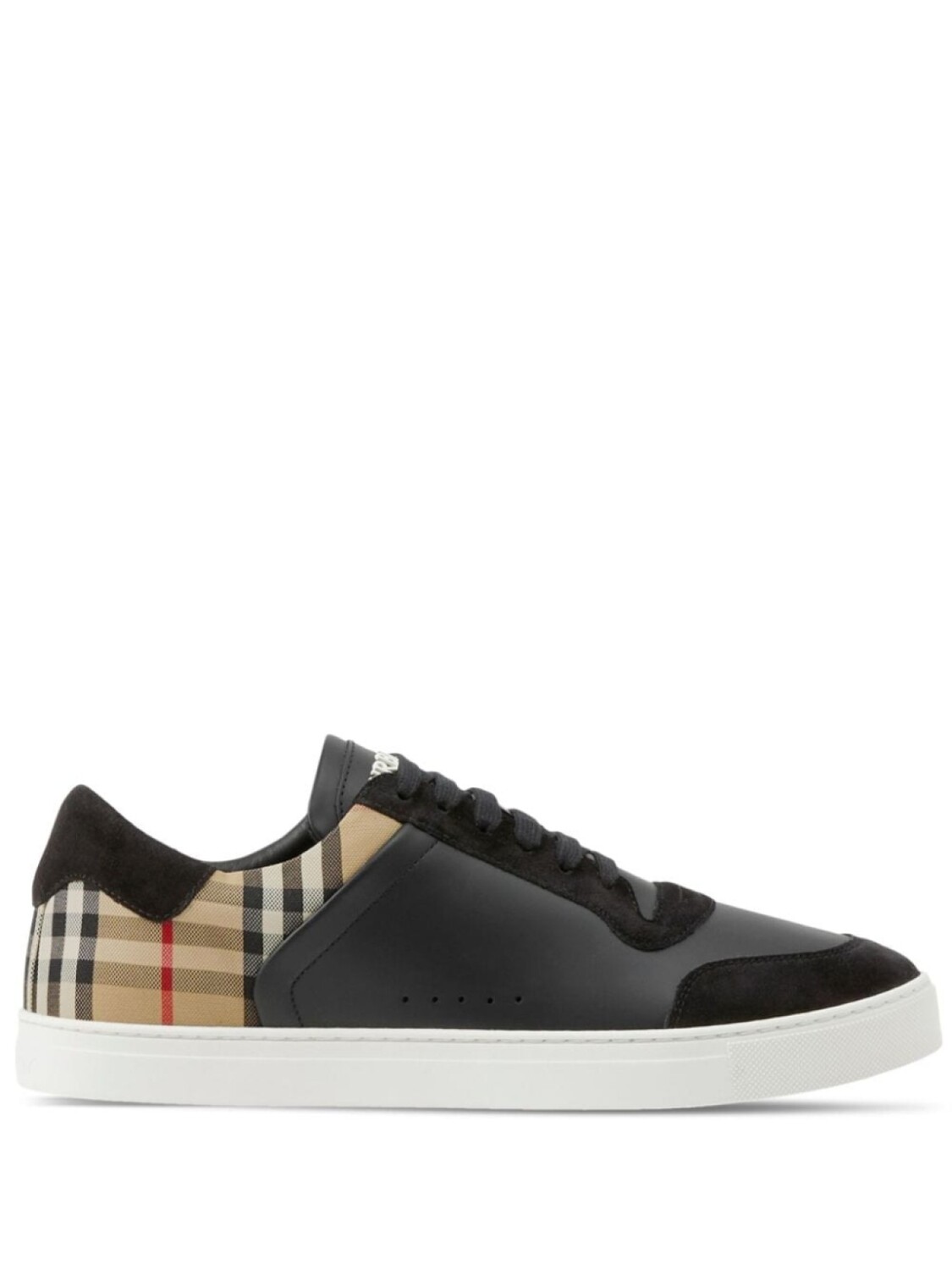 

Burberry кеды со вставкой Vintage Check, черный