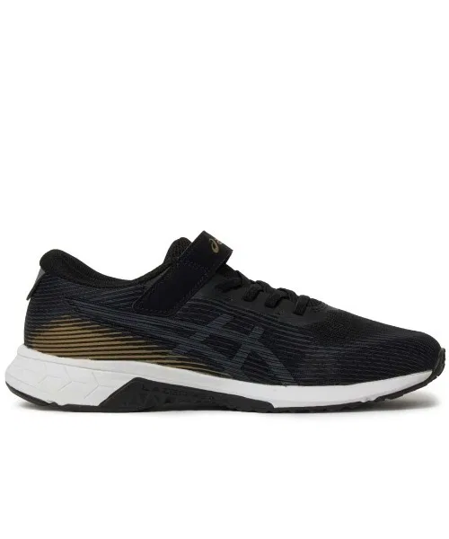 Детские кроссовки ASICS Lazerbeam RK-MG чёрные с золотом — фото 2