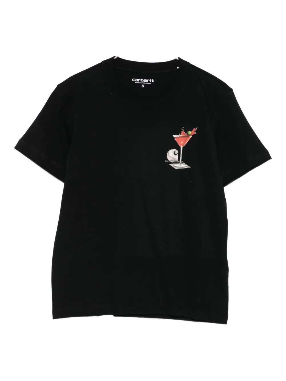 

Футболка с принтом коктейля CARHARTT WIP, черный