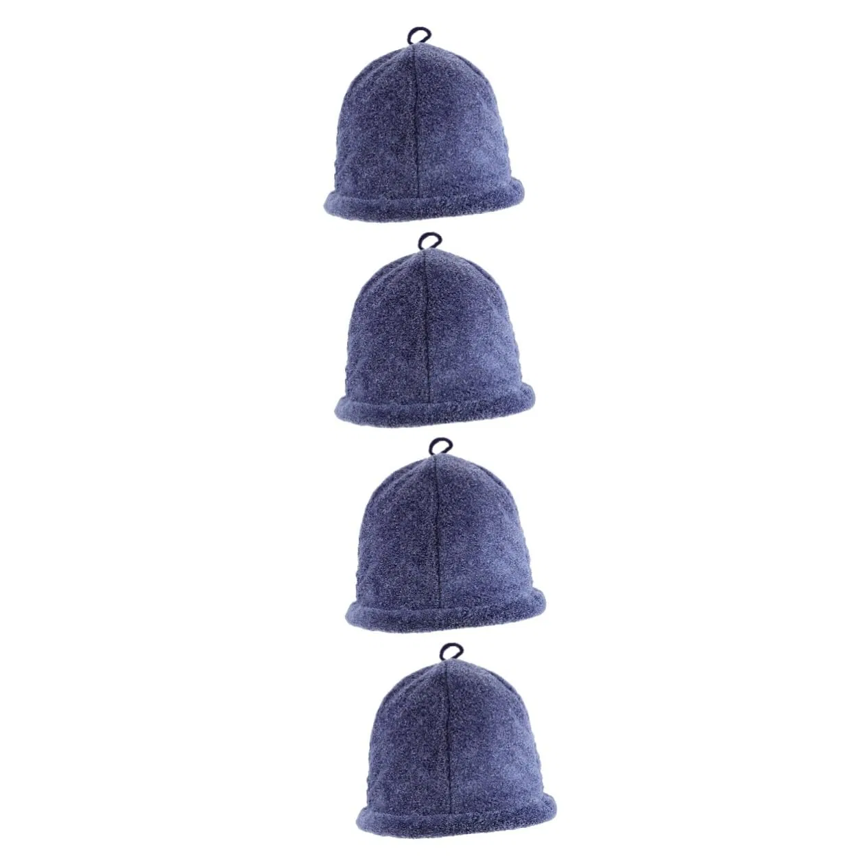 Набор шапочек для душа 4 шт, Felt, TOVINANNA, 32x25x2 см, Blue