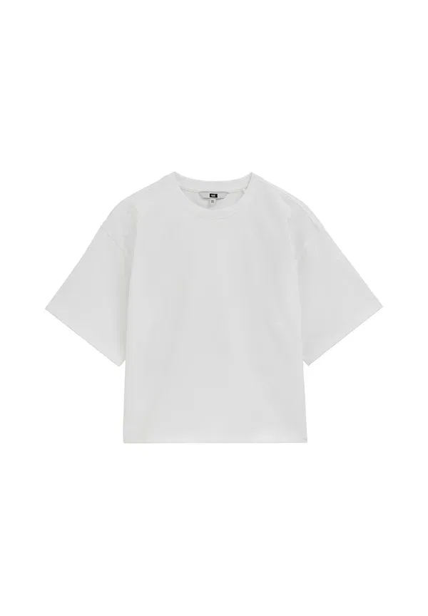 Футболка хлопковая We Fashion white, белый — фото 4