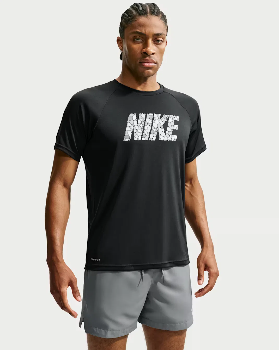 Мужская футболка с коротким рукавом Dri-FIT UV Nike Swim Hydroguard, Black