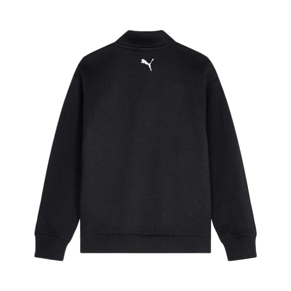 Детский свитшот с лацканом PUMA, Black — фото 3