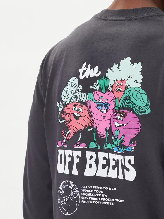 Лонгслив regular fit Authentic Levi'S, черный — фото 4