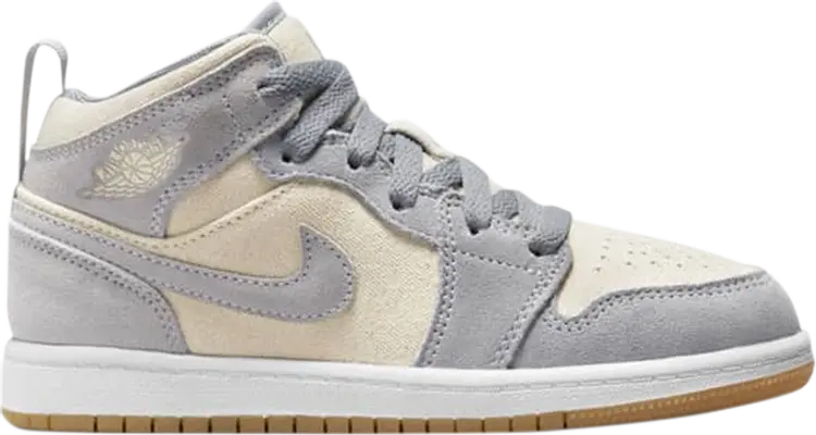 

Кроссовки Air Jordan 1 Mid SE PS Coconut Milk Particle Grey, кремовый, Бежевый;серый, Кроссовки Air Jordan 1 Mid SE PS Coconut Milk Particle Grey, кремовый