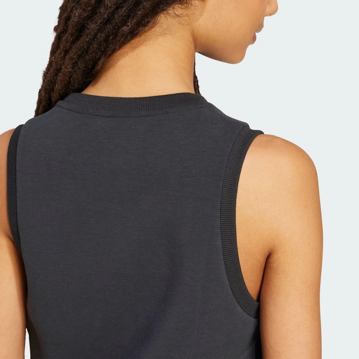 Женский топ без рукавов Soft Lux Tanktop Adidas, Schwarz — фото 4