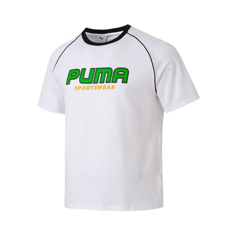 

PUMA Футболка унисекс белая, Белый, PUMA Футболка унисекс белая