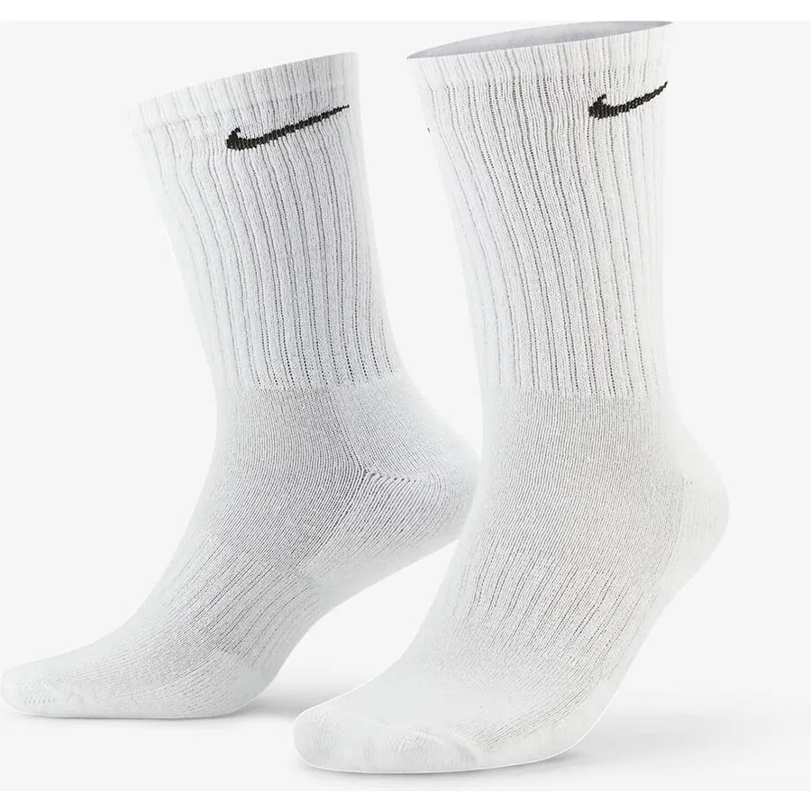 Носки спортивные с принтом Everyday Cushioned Crew Nike, Черный — фото 4