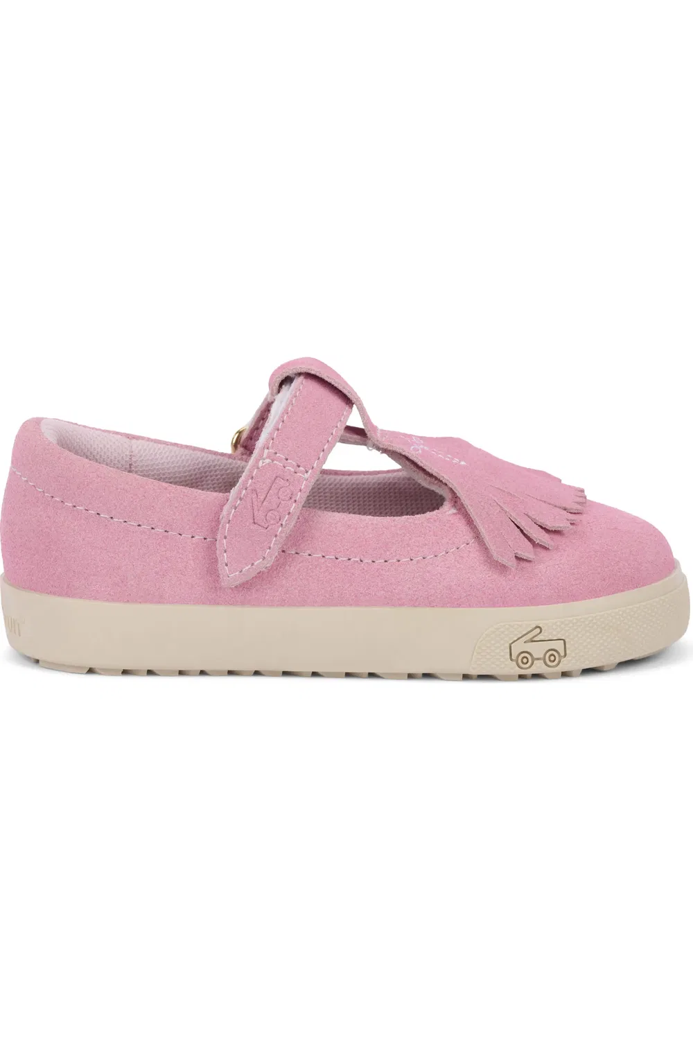 Детские кеды мэри-джейн с бахромой Annabelle See Kai Run, Sweet Pink — фото 3