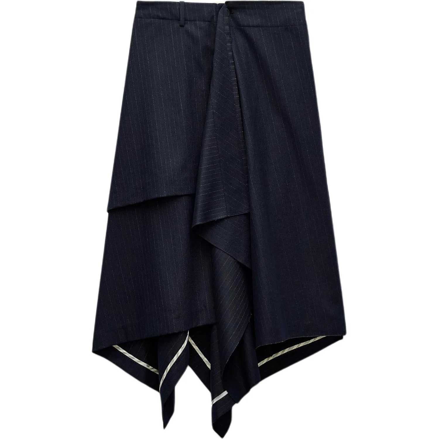 Женская юбка длинная повседневная Dark Blue, ZARA