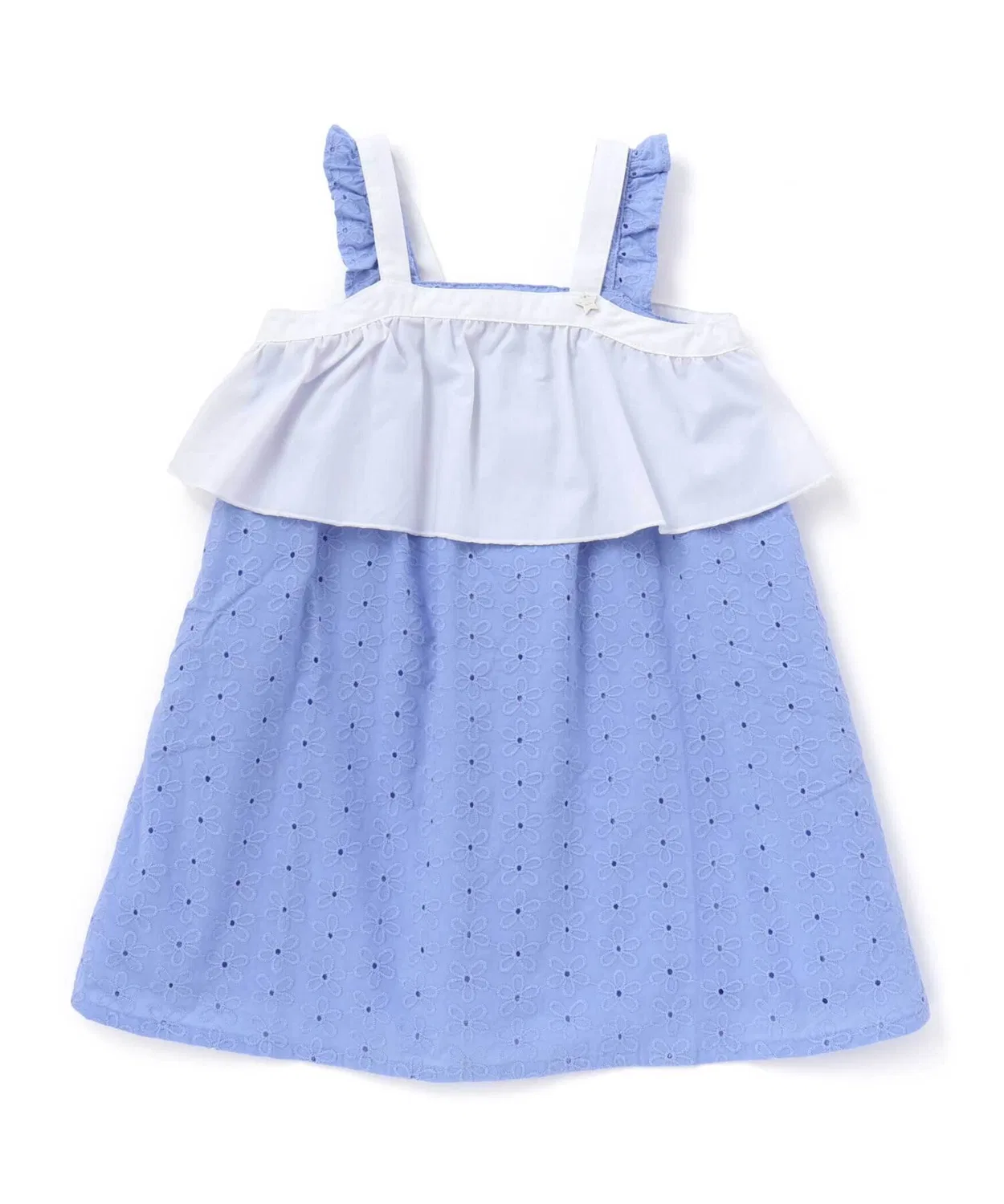 Детское платье-комплект с кружевом и болеро BeBe Petits Pois Vert, Blue