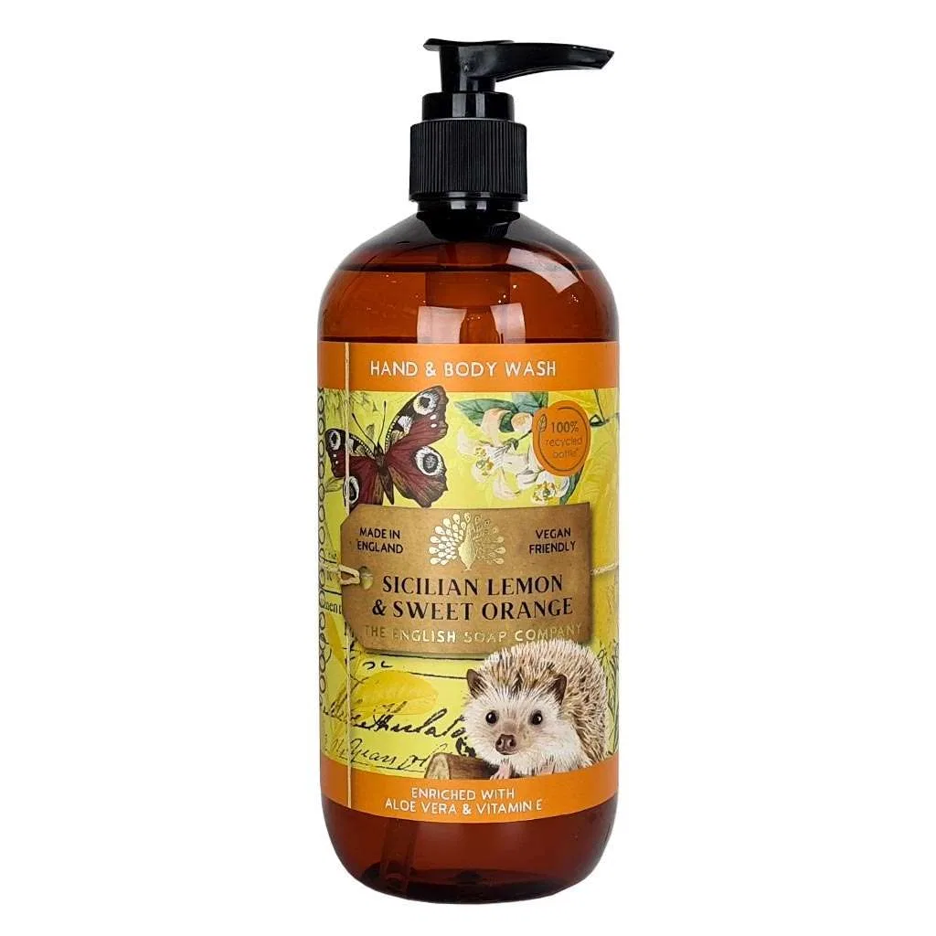 Гель для душа Orange, The English Soap Company, Hand & Body Wash, 500 мл