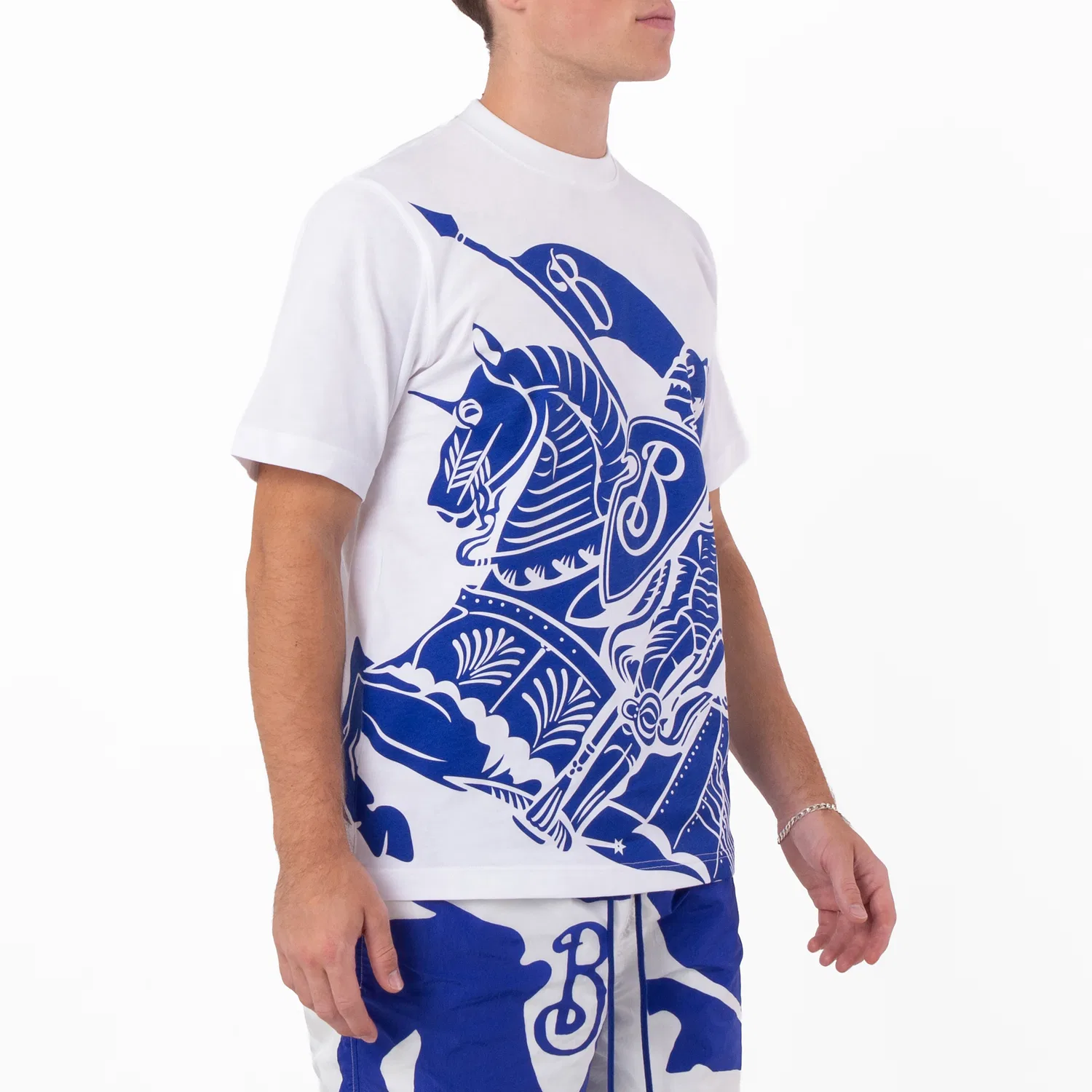 Футболка хлопковая с принтом EKD Print Cotton T-shirt Burberry, Knight Ip Pattern — фото 2