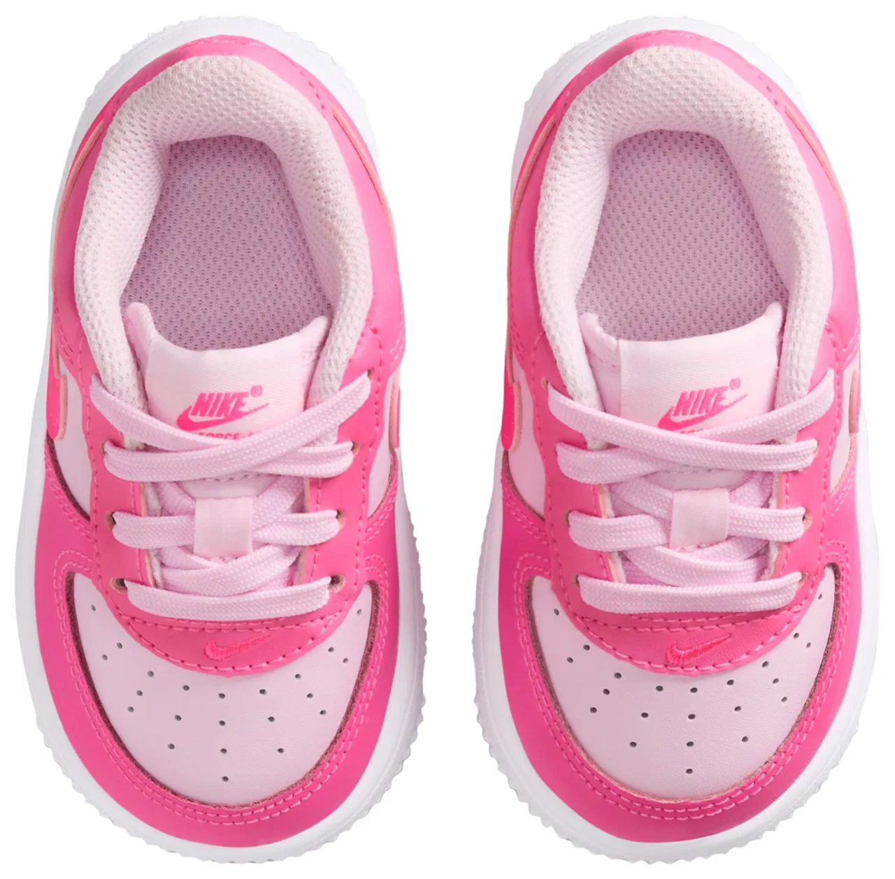 Кроссовки для девочек Air Force 1 Colors Nike, цвет Hyper Pink/Pink Sicicle — фото 4