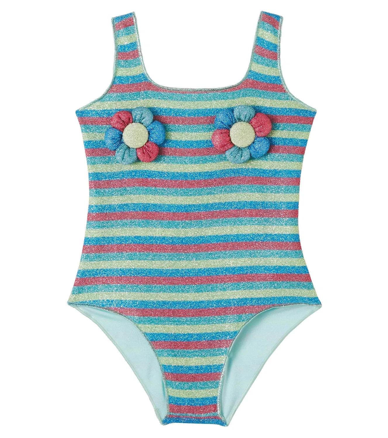 Раздельный купальник с полосатым принтом Oseree Kids, Multicolor Stripes