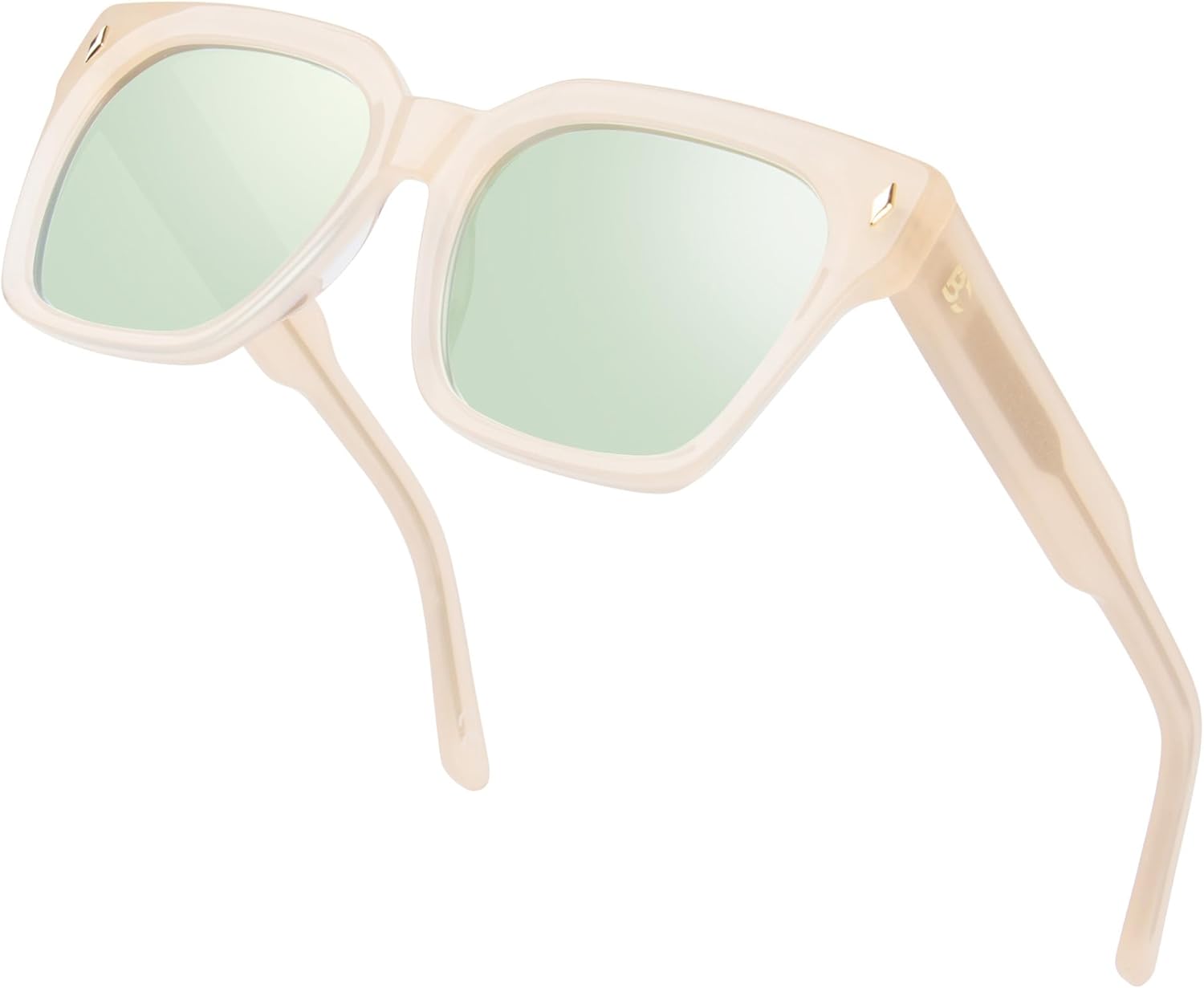 

Очки ночного видения BIRCEN для женщин: антибликовые очки TR90 для вождения в ночное время, снижающие нагрузку на глаза у женщин-водителей, в дождь, снег и туман, R-beigemirrored