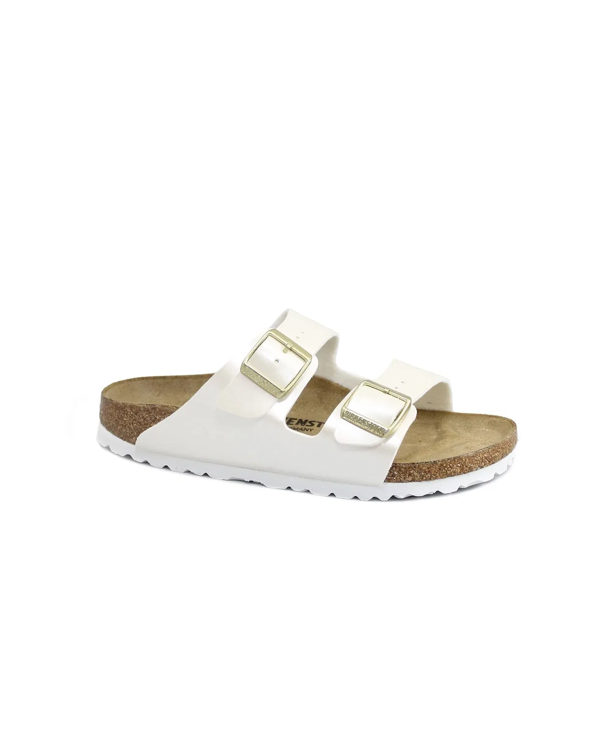 Детские сандалии с двумя ремнями Birkenstock Arizona Kids Birko Flor, цвет Weiss