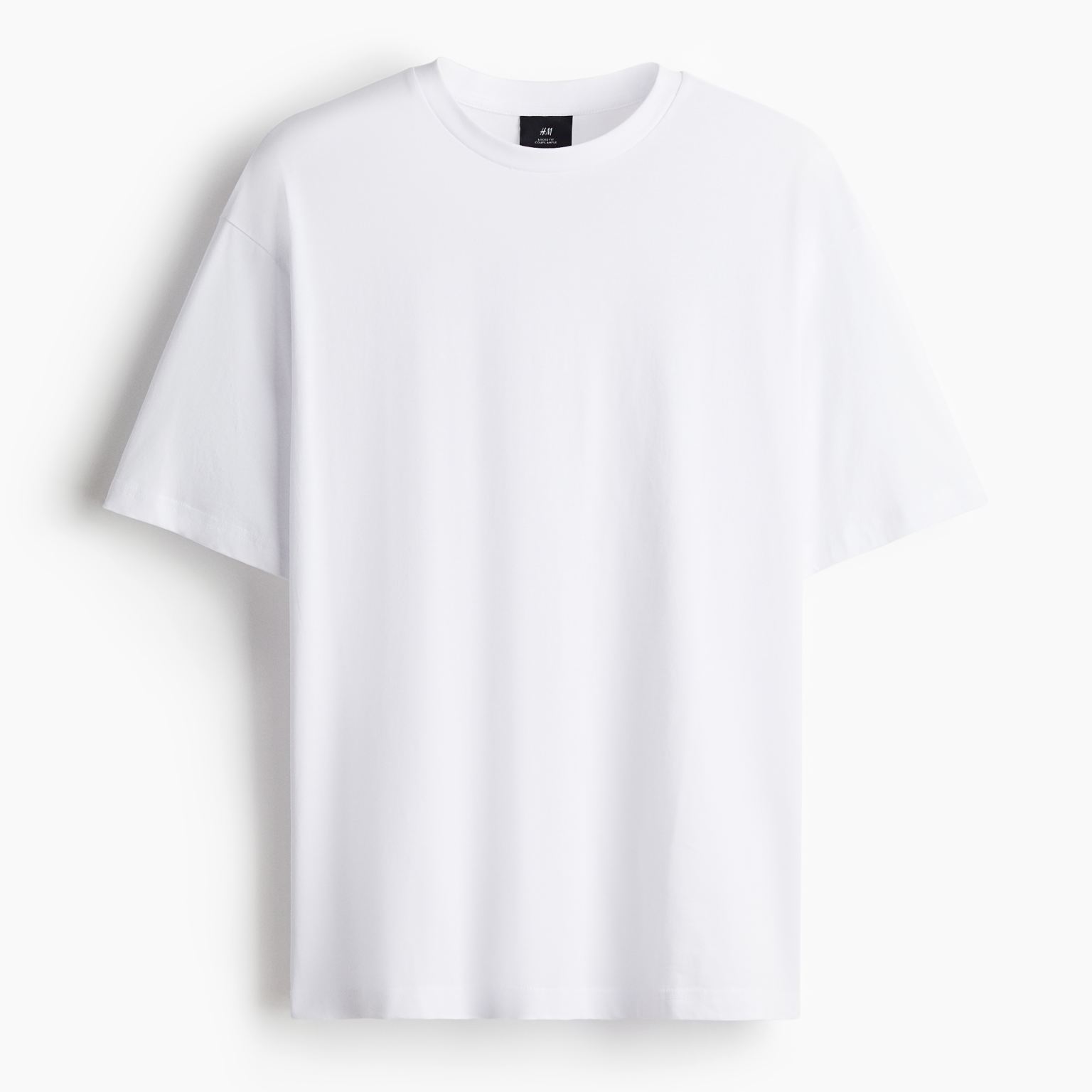 

Футболка H&M Loose Fit, белый