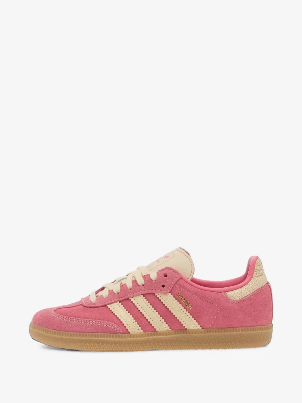 Кроссовки Samba OG на шнуровке adidas Originals Kids, розовый — фото 2