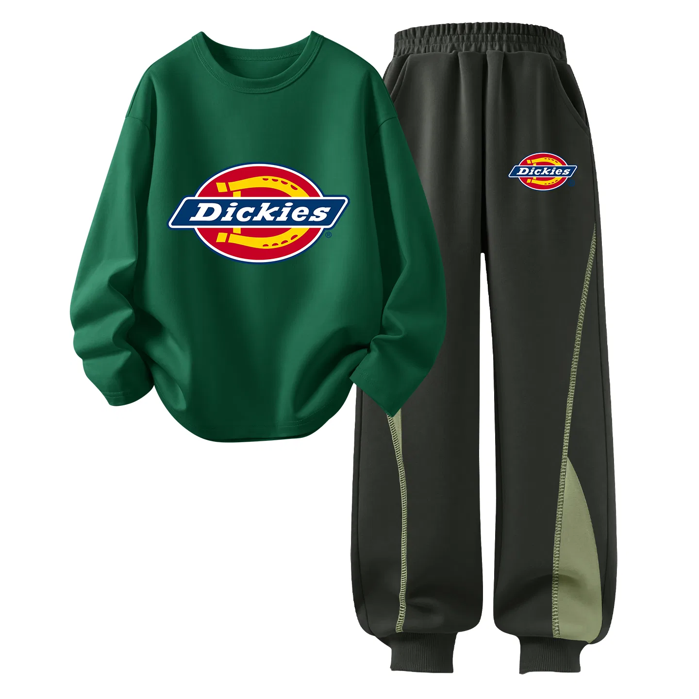 Детский комплект из двух свитшотов Dickies, Standard Thick Vintage Green/Standard Thick K Celadon