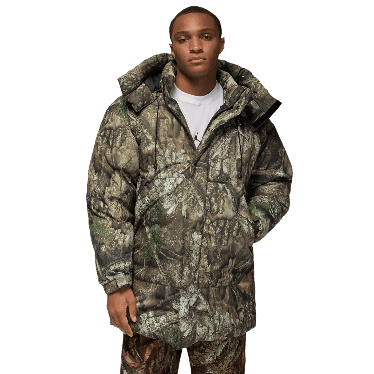 Мужская куртка-парка MJ Flight Down RLT Jordan, цвет Sail/Black/Medium Olive