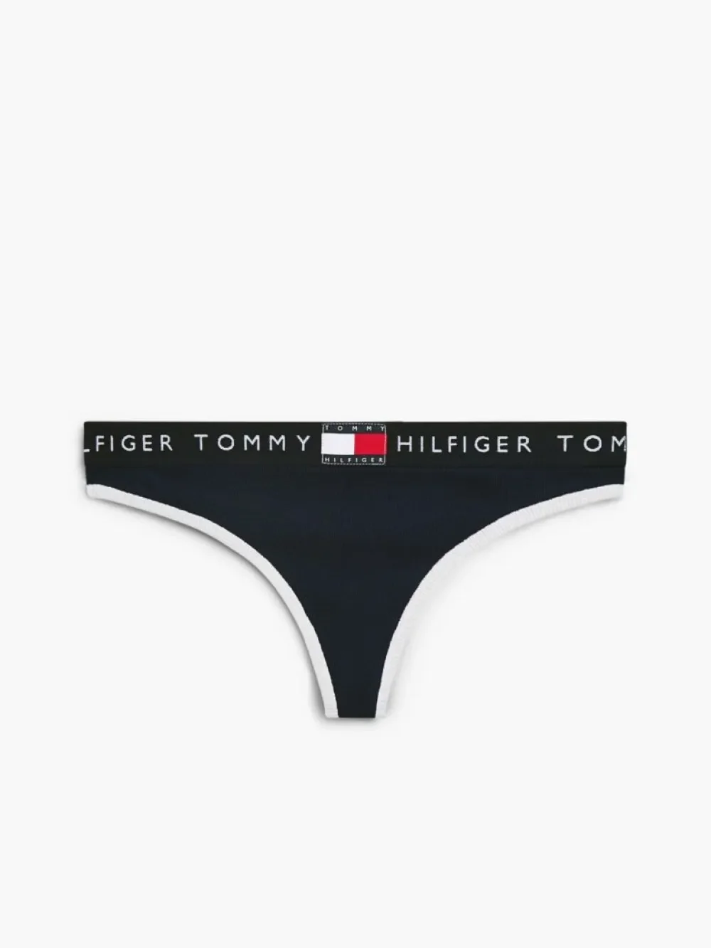 Трусы Tommy Hilfiger Heritage Logo Ribbed, темно-синий — фото 4