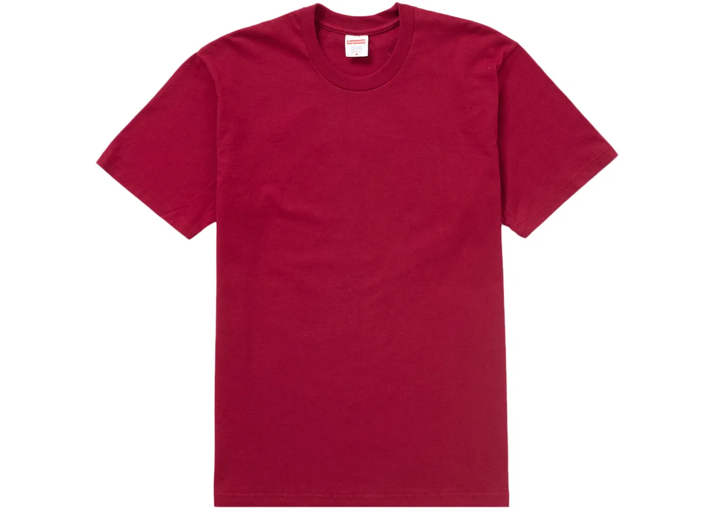 Мужская футболка Supreme Backwards Tee, Cardinal — фото 2