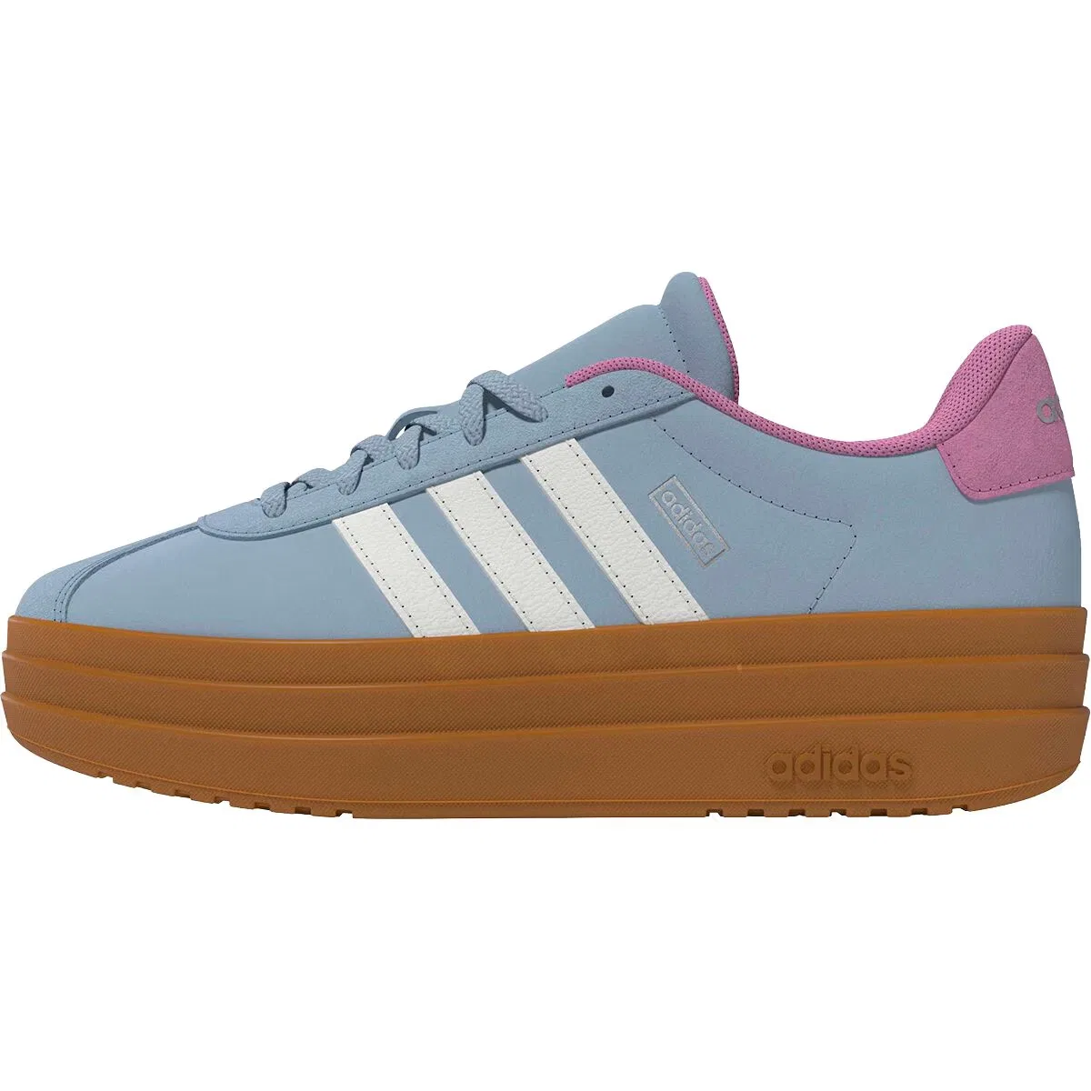 Детские кеды VL Court Bold Adidas, Crystal Sky / Core White / Blue