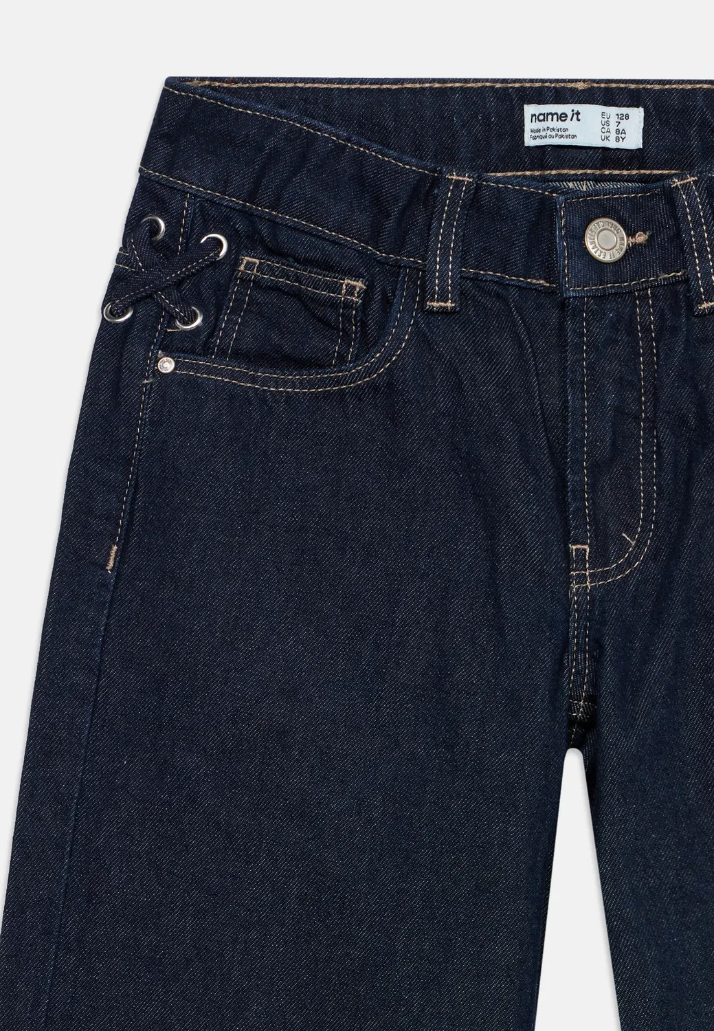 Nkfrose - джинсы свободного кроя Name It, Dark Blue Denim — фото 4