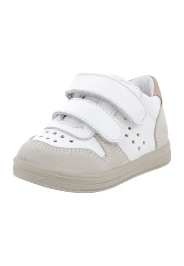 Кроссовки с текстильным верхом Primigi off-white, белый — фото 2