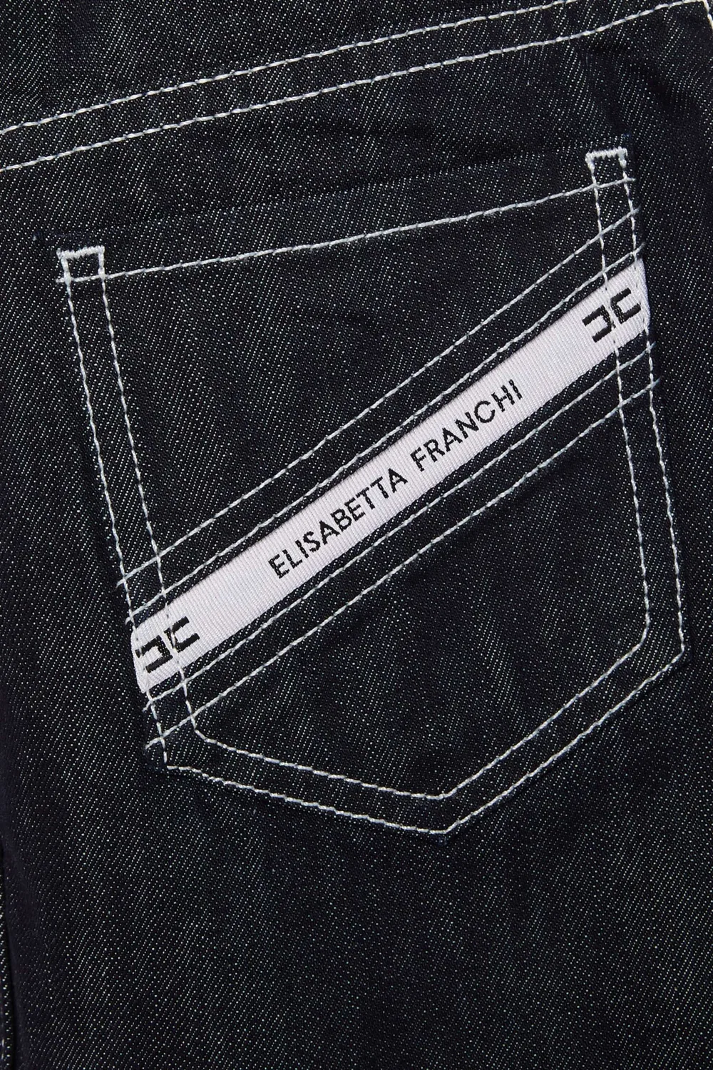 Юбка мини джинсовая Elisabetta Franchi La Mia Bambina — фото 3