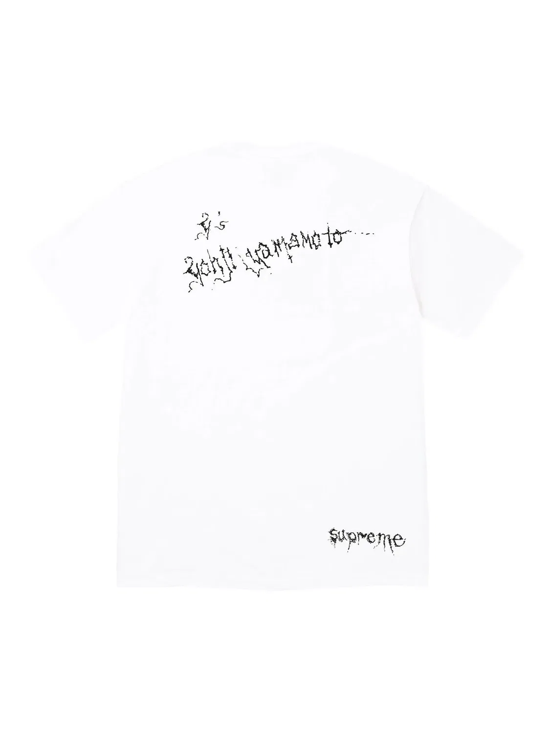 Футболка с графическим принтом - белая Supreme, белый — фото 2