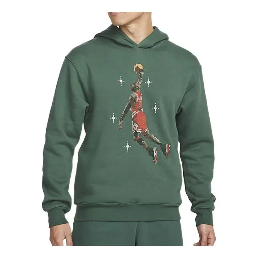 Худи с длинным рукавом Air Jordan, зеленый