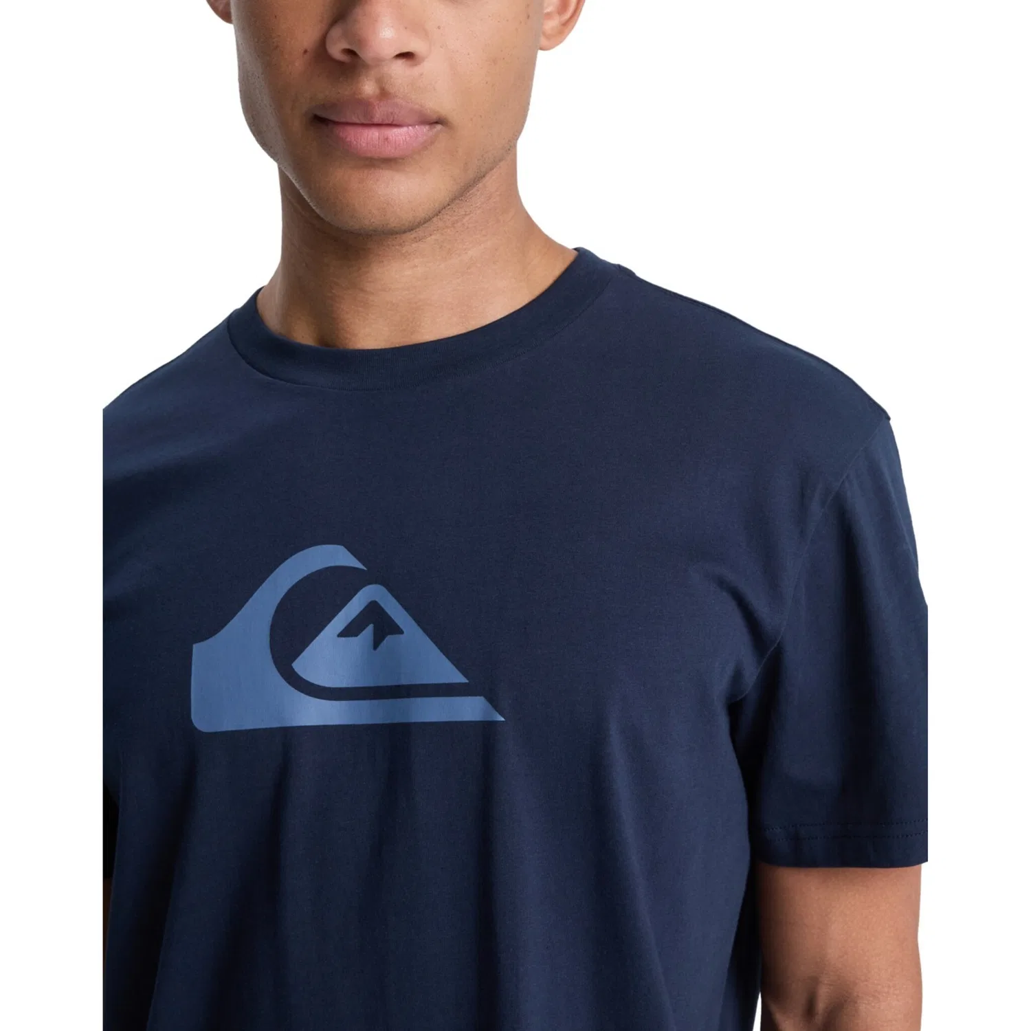 Детская хлопковая футболка с логотипом Quiksilver, Dark Navy — фото 4