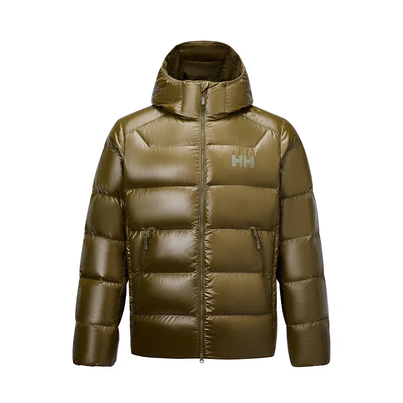 Детский пуховик с капюшоном HELLY HANSEN, Khaki