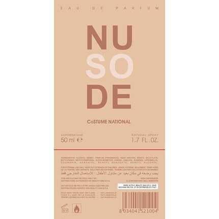 Costume National So Nude парфюмерная вода натуральный спрей 50мл — фото 2
