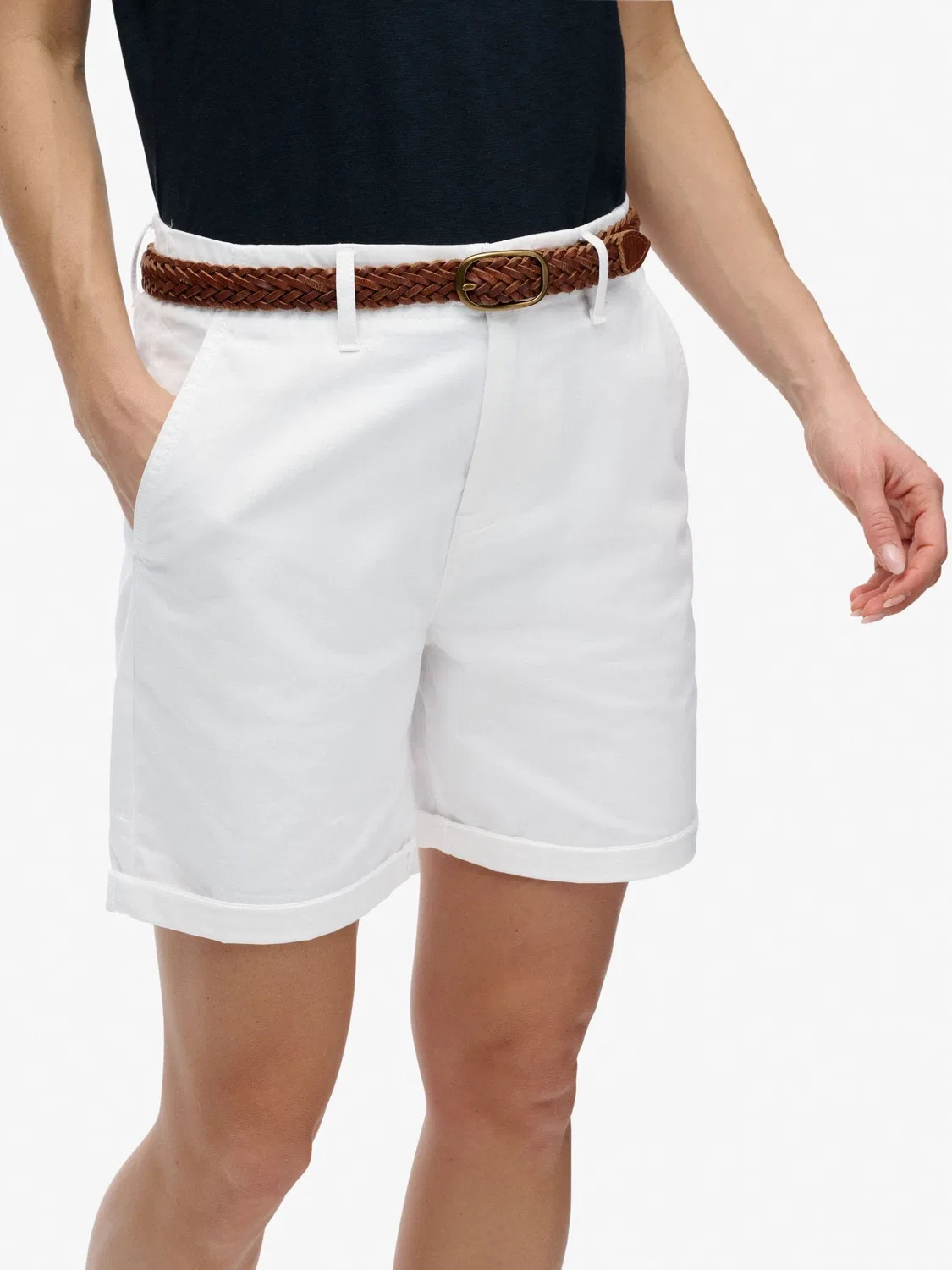 Шорты чинос Relaxed Fit Superdry, Белый