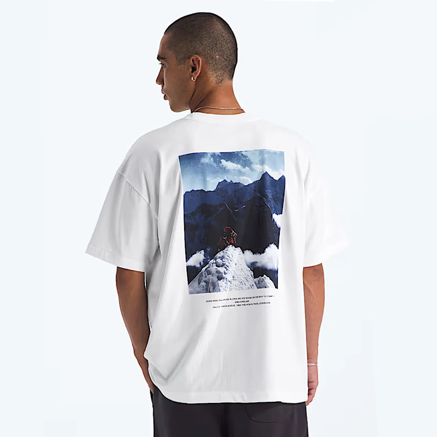 Детская футболка с длинным рукавом TNF White Denali FW25 The North Face — фото 3