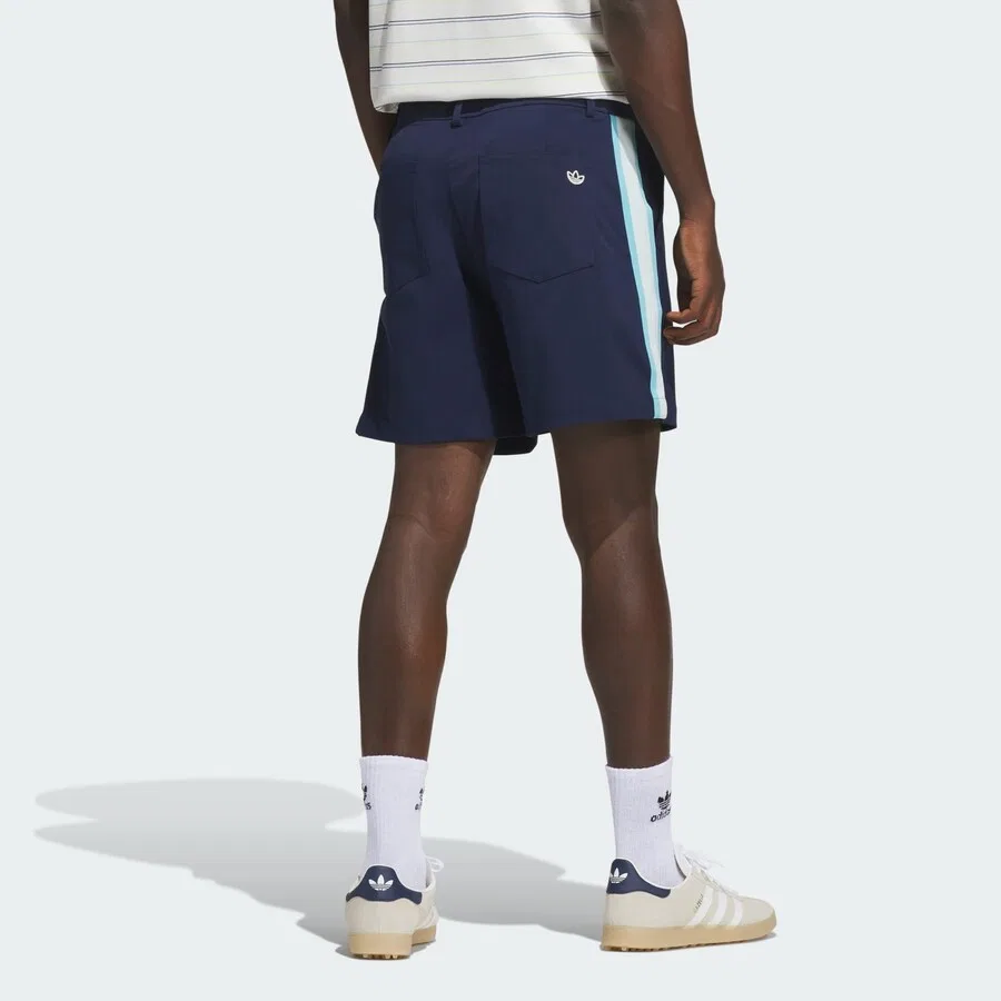 Спортивные брюки ADIDAS PERFORMANCE Regular Workout Pants в темно-синем и светло-голубом цветах — фото 3