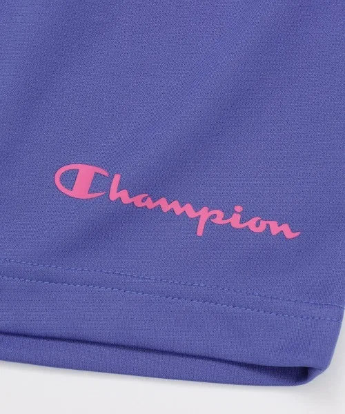 Детский комплект футболки и шорт с принтом Champion, Charcoal — фото 4