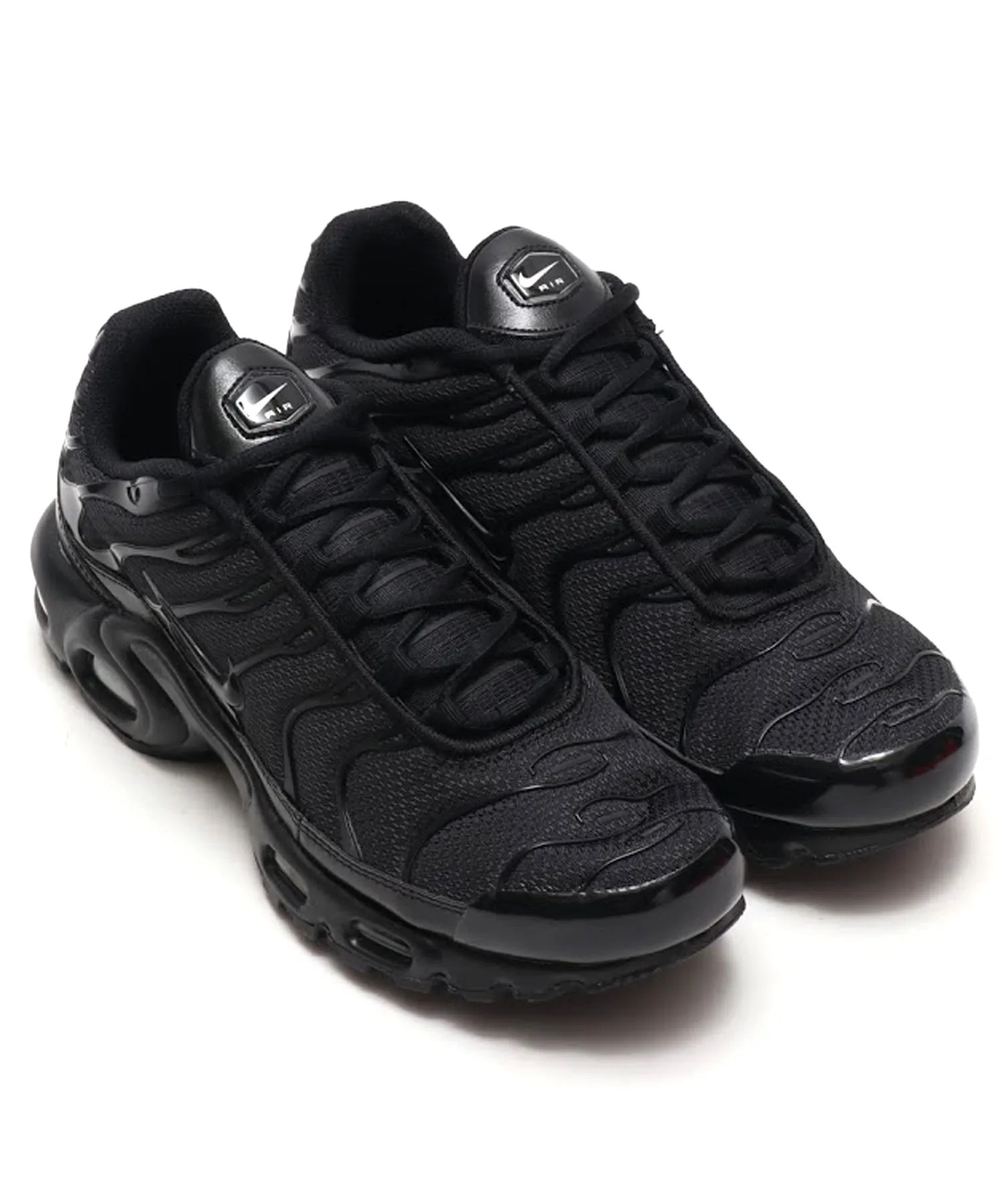 Мужские кроссовки с технологией Air-Sole NIKE AIR MAX PLUS чёрные
