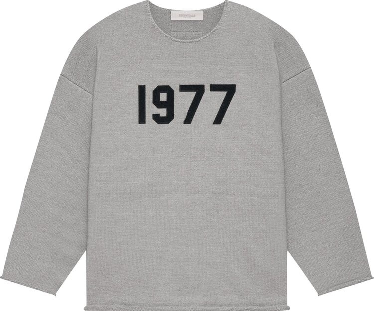 

Свитер Fear of God Essentials Raw Edge Sweater 'Dark Oatmeal', серый