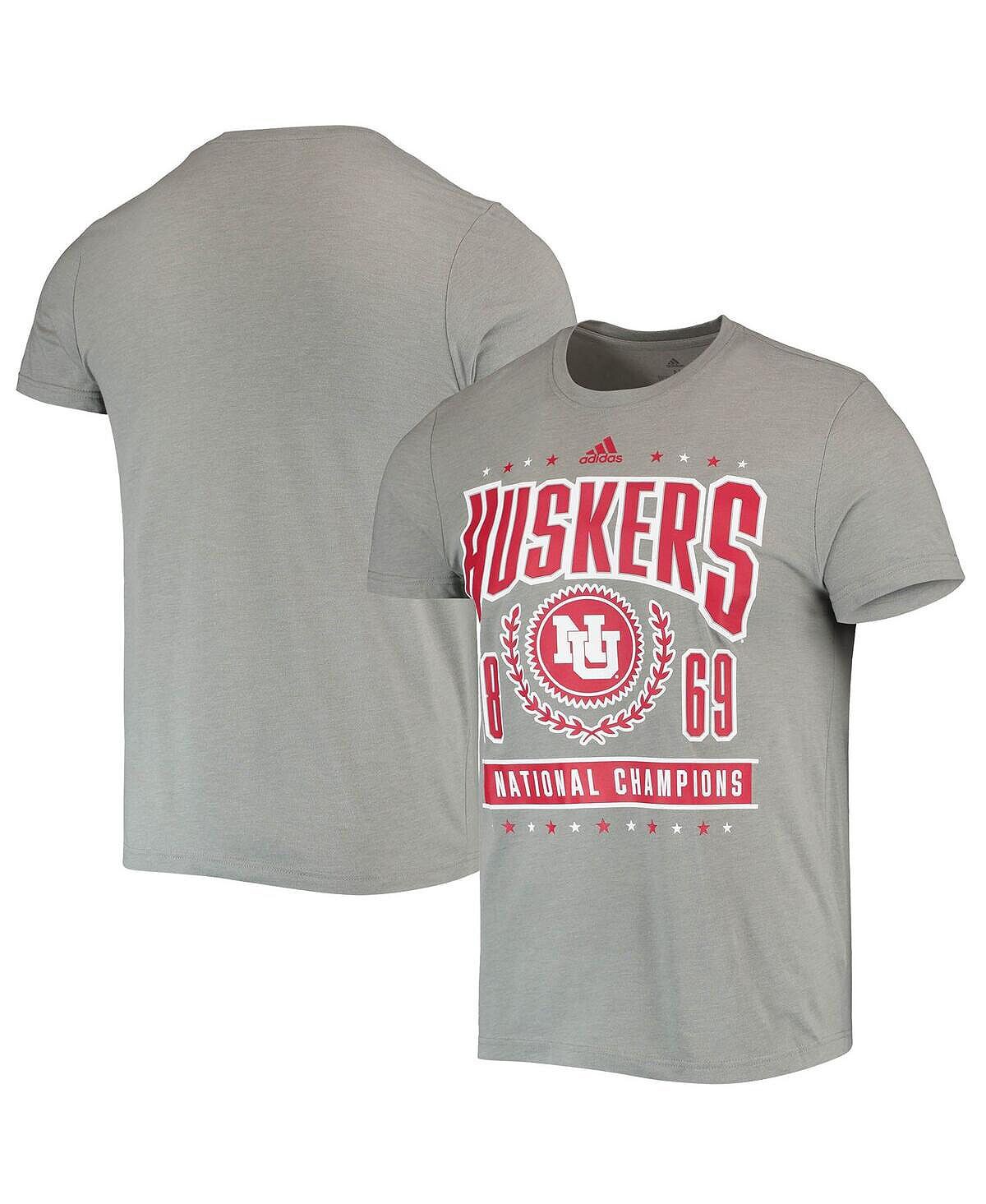 

Мужская футболка nebraska huskers reminisce reminisce tri-blend с меланжевым серым оттенком adidas, мульти, Серый, Мужская футболка nebraska huskers reminisce reminisce tri-blend с меланжевым серым оттенком adidas, мульти
