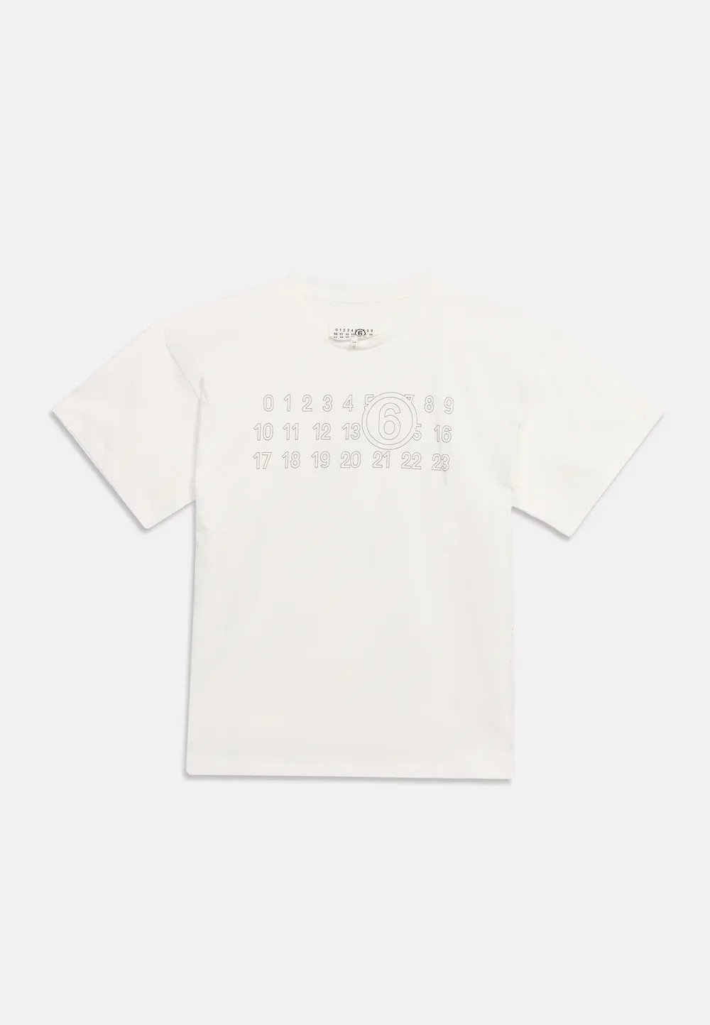 Футболка унисекс с принтом Mm6 Maison Margiela, White
