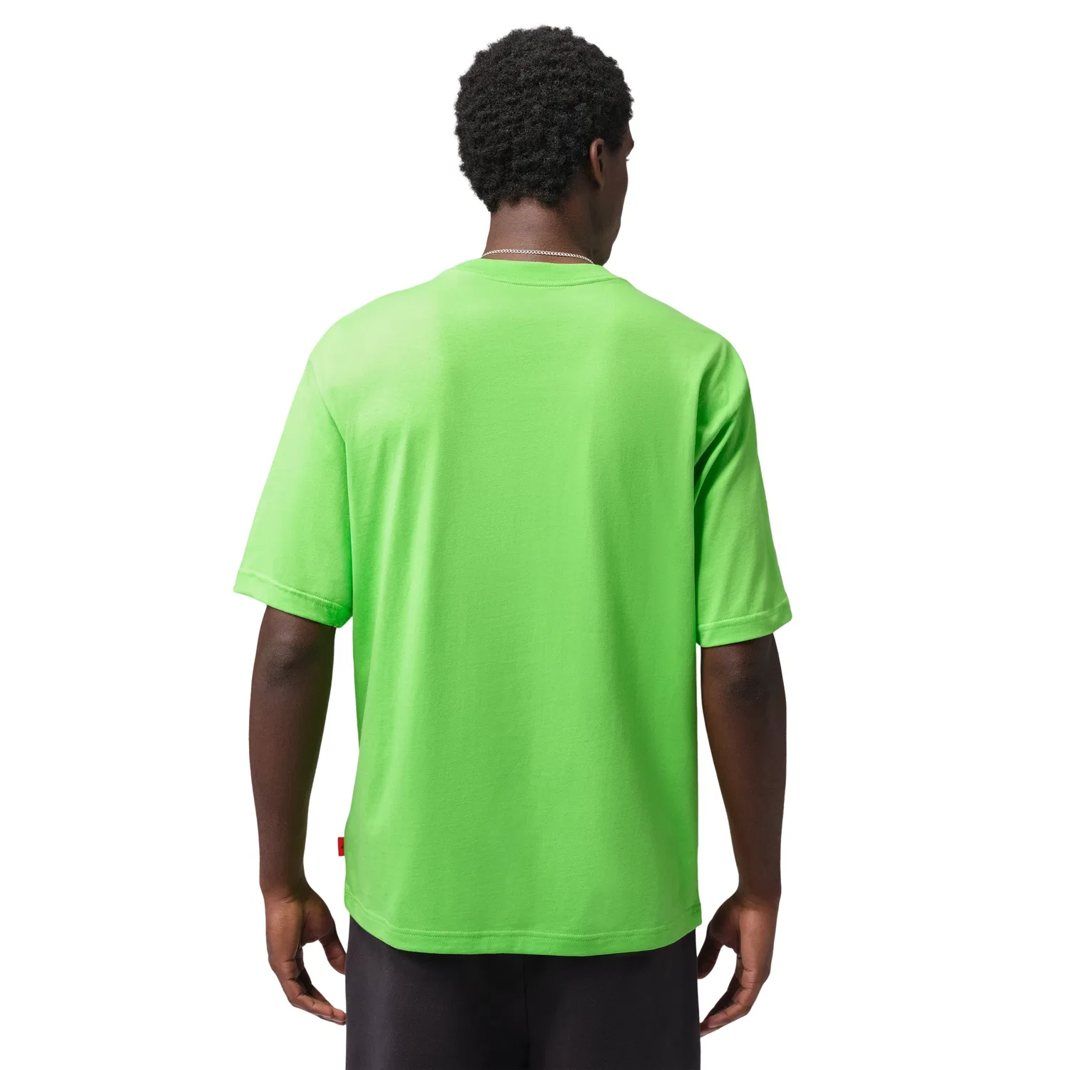 Мужская футболка Air Jordan Brooklyn Essentials T-Shirt 'Action Green' Jordan, Action Green — фото 3