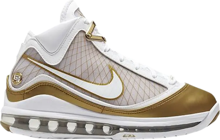Кроссовки Nike Air Max LeBron 7 QS GS 'China Moon' 2020, золотой — фото 2