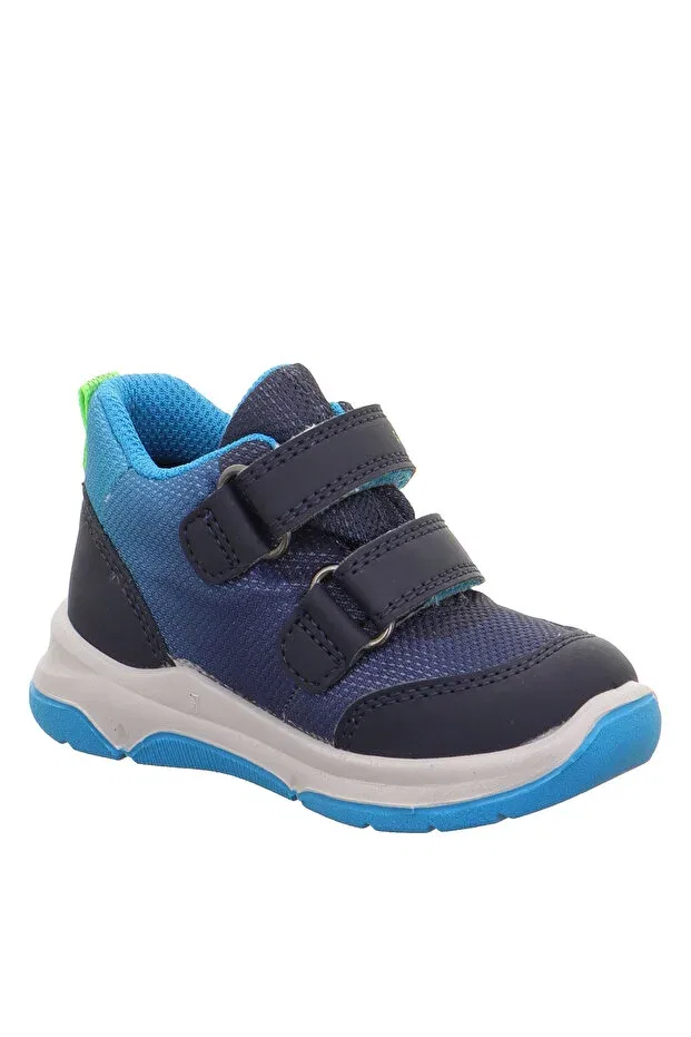 Детские ботинки для девочек на липучке Superfit, Blue — фото 3