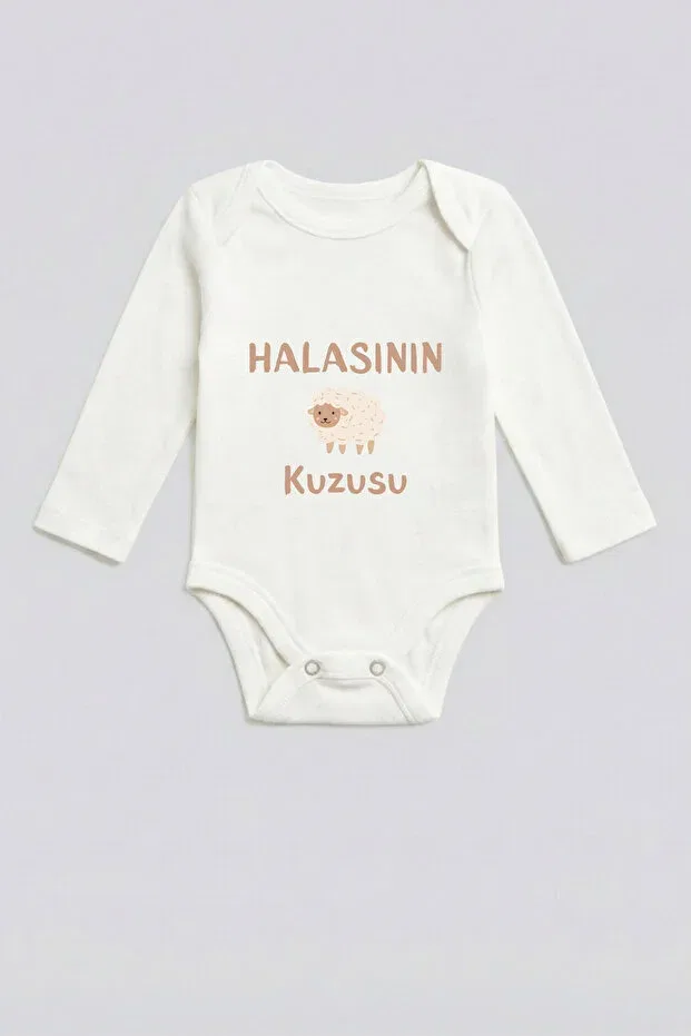 Детское боди с длинным рукавом Bebesco Bebe, White