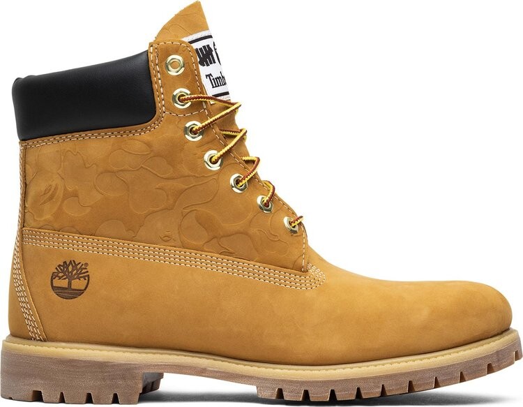 

Кроссовки A Bathing Ape x Undefeated x 6 Inch Wheat, коричневый